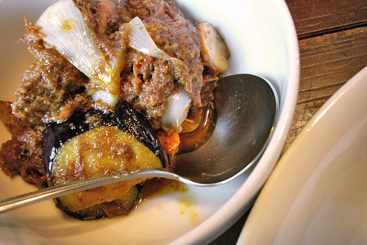 野菜とマトンのカレー