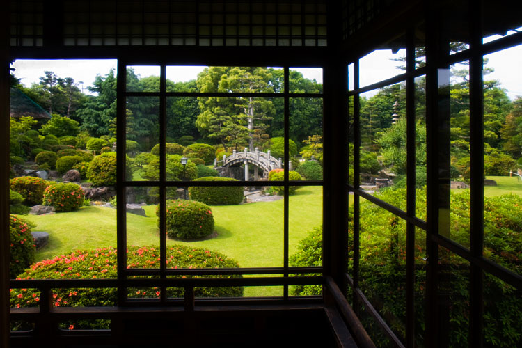 伊藤伝右衛門邸の庭