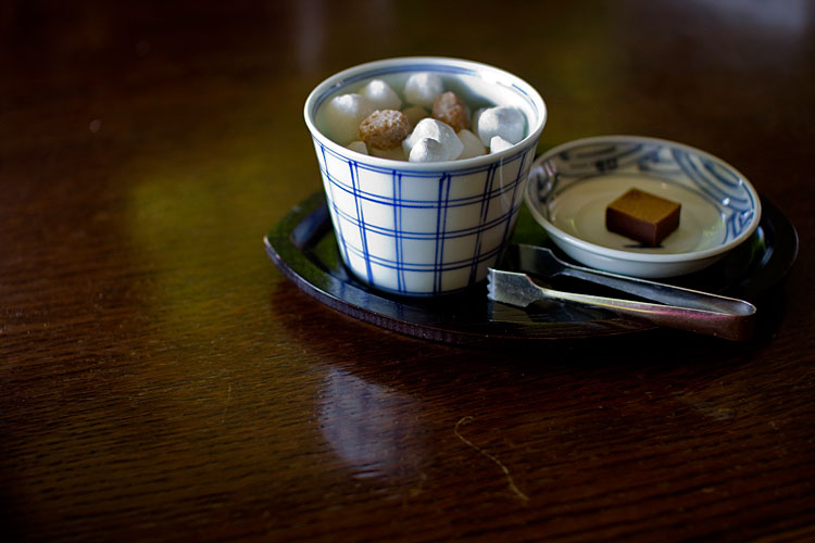 砂糖と生チョコ