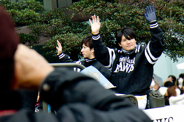 ホークス日本一パレード2011