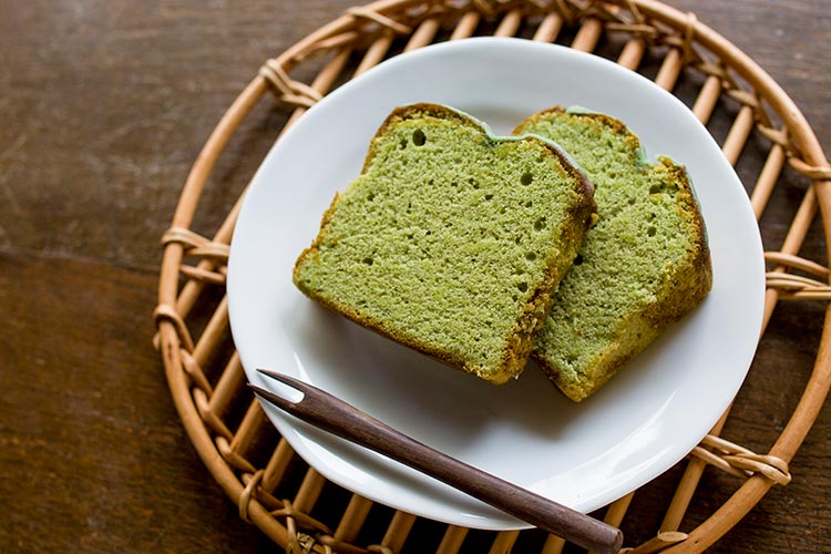 抹茶のパウンドケーキ