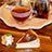 バスクチーズケーキと和紅茶